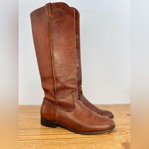 Frye Brown Leather Winter Boots